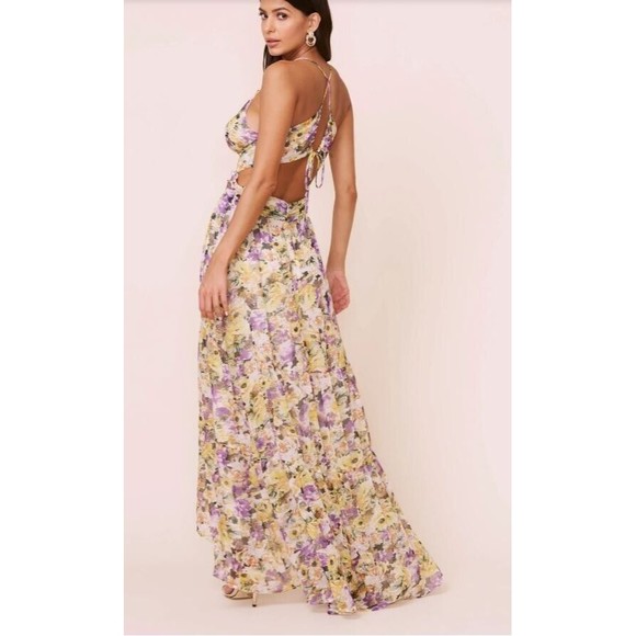 ASTR The Label NWT Womens Amy Floral Dress Maxi Size XS - Picture 7 of 9